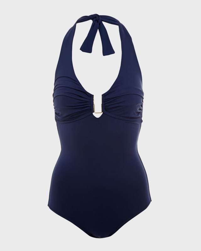 Tampa Core Halter One-Piece Swimsuit (D-DD Cup)